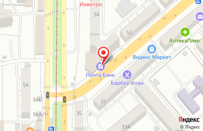 Продовольственный магазин на Барнаульской улице на карте