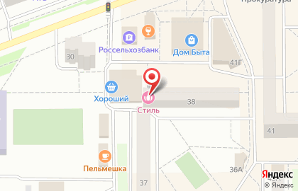 Парикмахерская Стиль в Саяногорске на карте