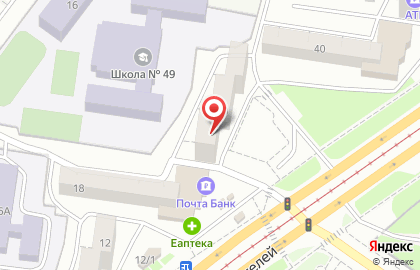 Парикмахерская Ирида в Октябрьском районе на карте