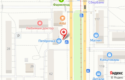 Дискаунтер Пятёрочка на Советской улице, 60 на карте