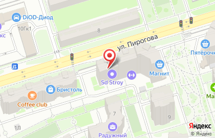 Студия дизайна DESIGN and MORE на улице Пирогова на карте