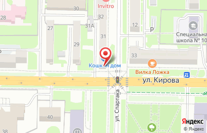 Сеть фирменных кондитерских Бабушкино печево на улице Кирова, 31 на карте