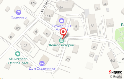 Агентство недвижимости Балтинтерстрой на улице Горького на карте