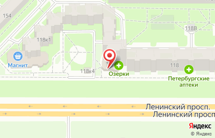 Супермаркет ДИКСИ на Ленинском проспекте, 118 на карте