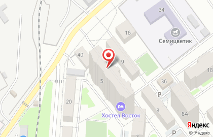 Хостел Восток на карте