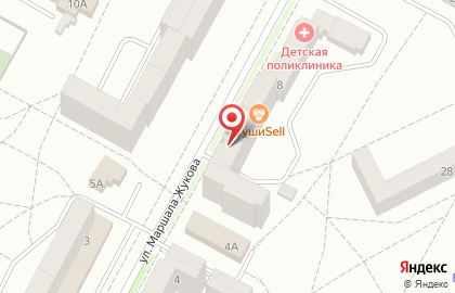 Комиссионный магазин Escape на улице Маршала Жукова на карте