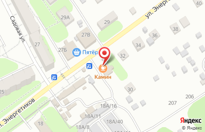 Кафе Камин на карте