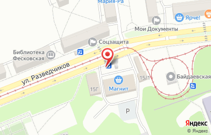Киоск по продаже хлебобулочных изделий в Орджоникидзевском районе на карте