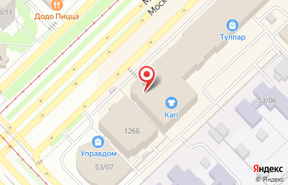 Банкомат Ак Барс на Московском проспекте на карте