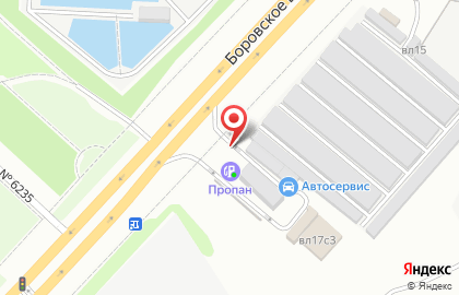 Пропан-24 на Боровском шоссе на карте