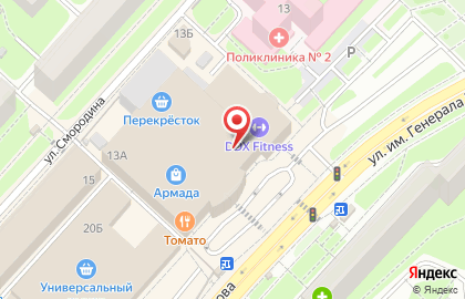 Магазин ювелирных изделий Серебро 925 в Октябрьском районе на карте