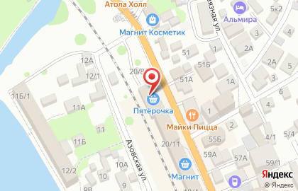 Супермаркет Пятёрочка на улице Декабристов на карте