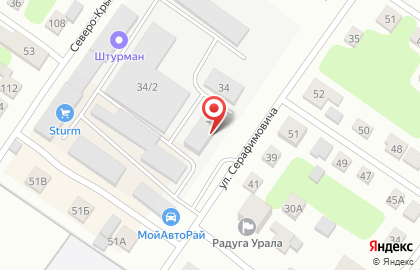 Автосервис Start в Калининском районе на карте
