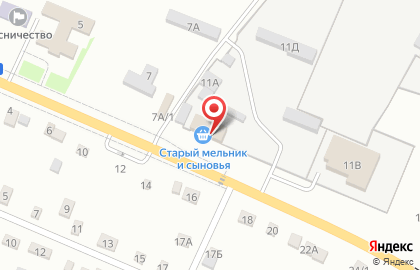 Продовольственный магазин Старый Мельник и сыновья на карте