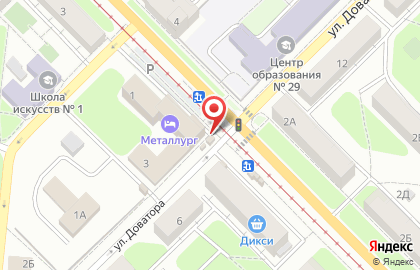 Продуктовый магазин Лоза в Пролетарском районе на карте