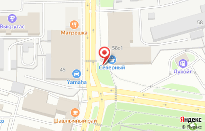 Магазин хлебобулочных изделий на улице Гоголя на карте