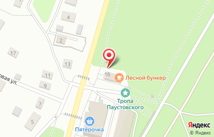 Комплекс загородного отдыха Лесной бункер на карте