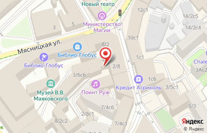 Пижамас на Лубянке на карте