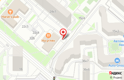 Пиццерия Domino`s Pizza на Ярцевской улице на карте