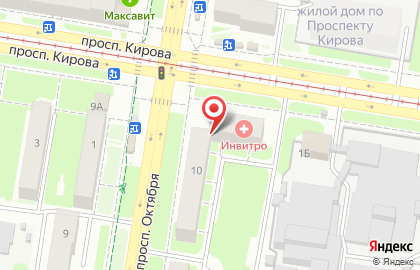Магазин разливных напитков Ёршъ на проспекте Кирова, 1а на карте