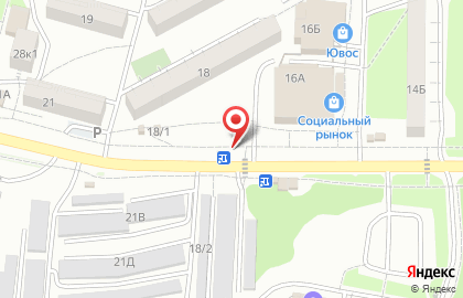 Киоск по продаже хлебобулочных изделий в Краснофлотском районе на карте