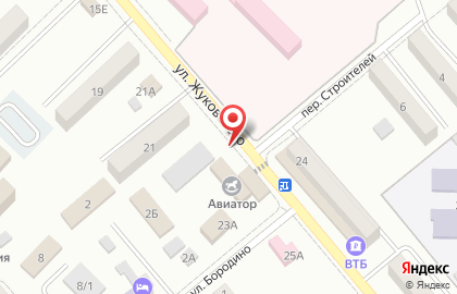 Магазин автозапчастей Механик на улице Жуковского на карте