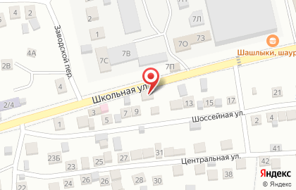 Продуктовый магазин в Астрахани на карте