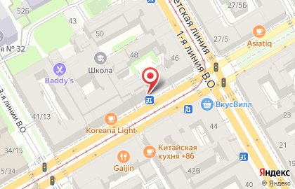 Секс-шоп ЛазезЭРОСмания в Василеостровском районе на карте
