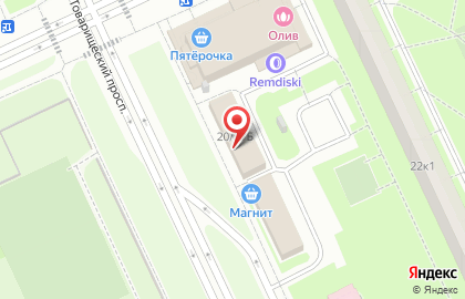 Комплексный центр социального обслуживания населения Невского района на метро Улица Дыбенко на карте
