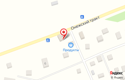 Продовольственный магазин в Северодвинске на карте