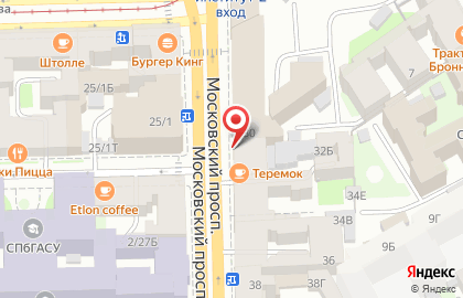 Ресторан домашней кухни Теремок на Технологическом институте I на карте