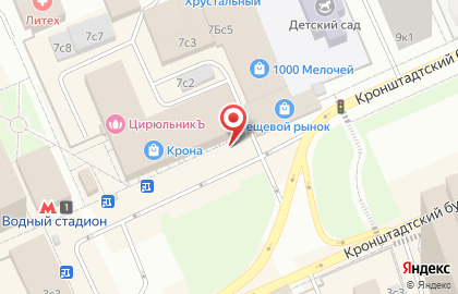 Церковная лавка на Кронштадтском бульваре на карте