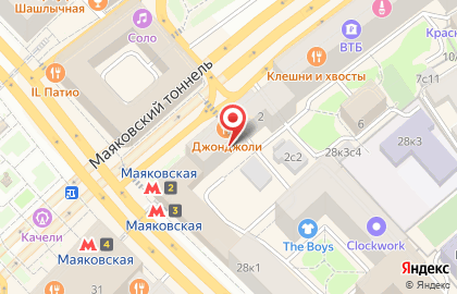 Компьютерный клуб Центр Киберспорта на Тверской улице на карте