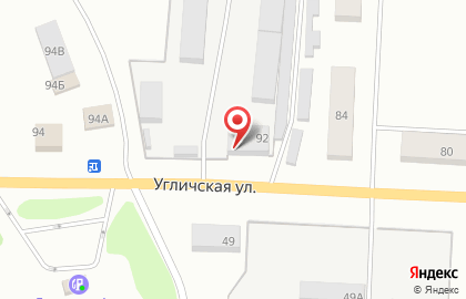 EХ на Угличской улице на карте