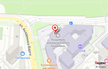 Московская государственная академия акварели и изящных искусств Сергея Андрияки на карте