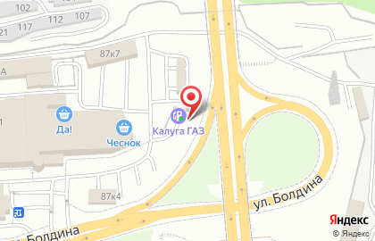 Автосервис Калуга-Газ в Ленинском районе на карте