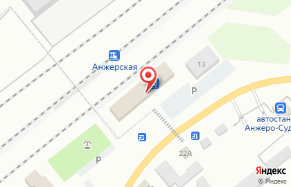 Линейный пункт полиции на станции Анжерская на карте