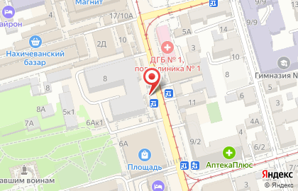 Блинная Вкуснолюбов на площади Толстого на карте