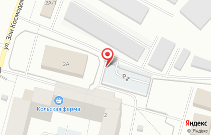 Платная стоянка в Мурманске на карте