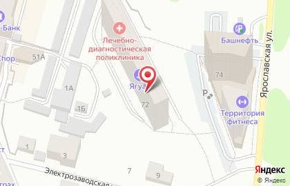 Отделение службы доставки Boxberry на Ярославской улице на карте