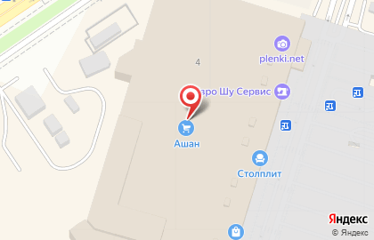 Гипермаркет Ашан в ТЦ МЕГА Химки на карте