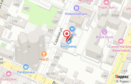 Зоомагазин Биогранд на Садовой улице на карте