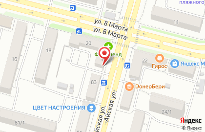 Пекарня Булкихауз в Советском районе на карте