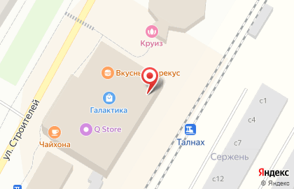 Салон мебели Сакура на улице Строителей на карте