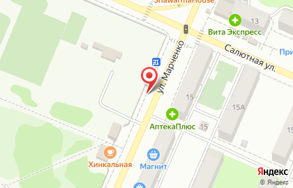Цветочный дворик на улице Героев Танкограда на карте
