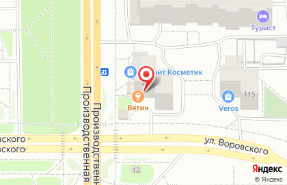 Империал Ломбард на улице Воровского на карте