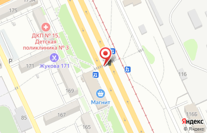 Билборды (6х3 м) от РА Экспресс-Сити в Дзержинском районе на карте