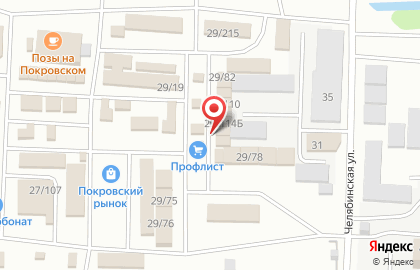 ООО ЛенСтройТорг на Челябинской улице на карте