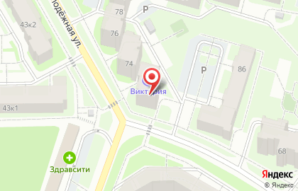 Сервис по доставке еды Chibbis на Молодежной улице на карте