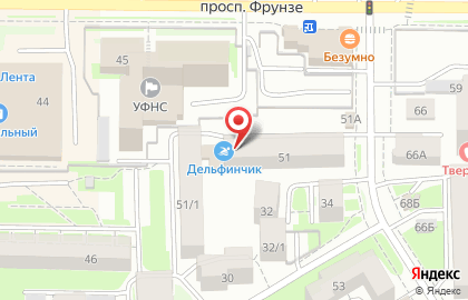 Бассейн Дельфинчик на Тверской улице на карте